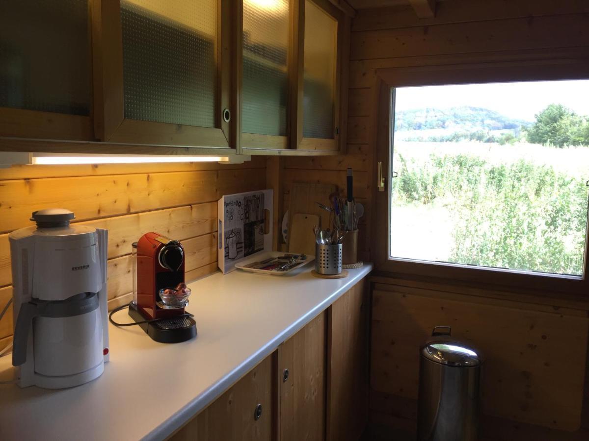 Romantic Wooden Lodge,Sauna,Schwimmteich,Alleinstehend,Absolut Ruhig 헤지슈올덴도르프 외부 사진