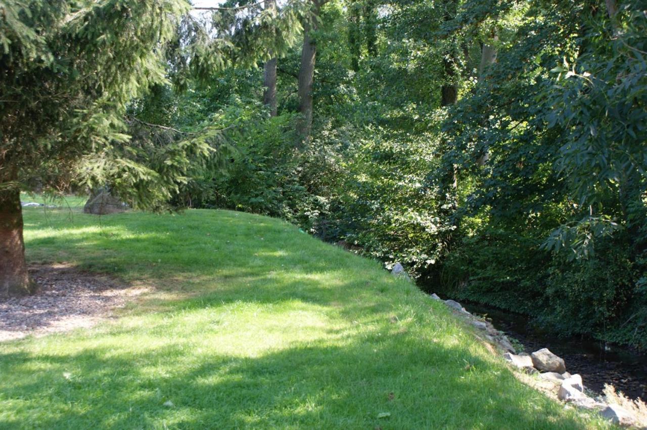 Romantic Wooden Lodge,Sauna,Schwimmteich,Alleinstehend,Absolut Ruhig 헤지슈올덴도르프 외부 사진